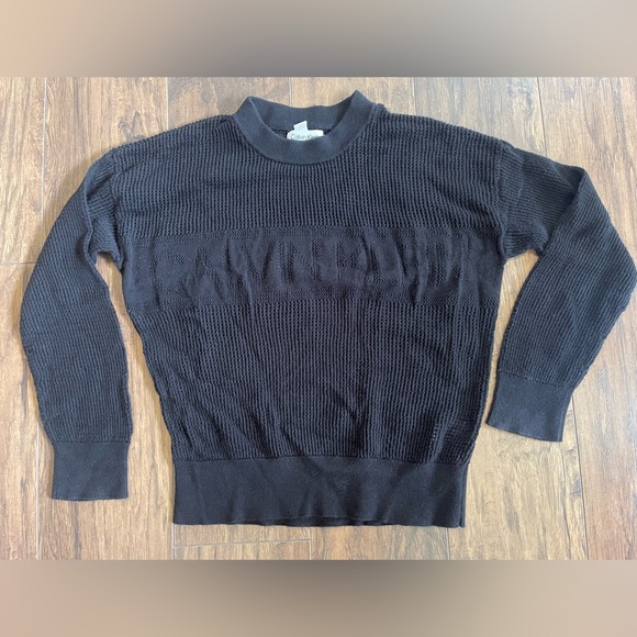 Knit Calvin Klein logo printed pullover sweater - Picture 2 of 4